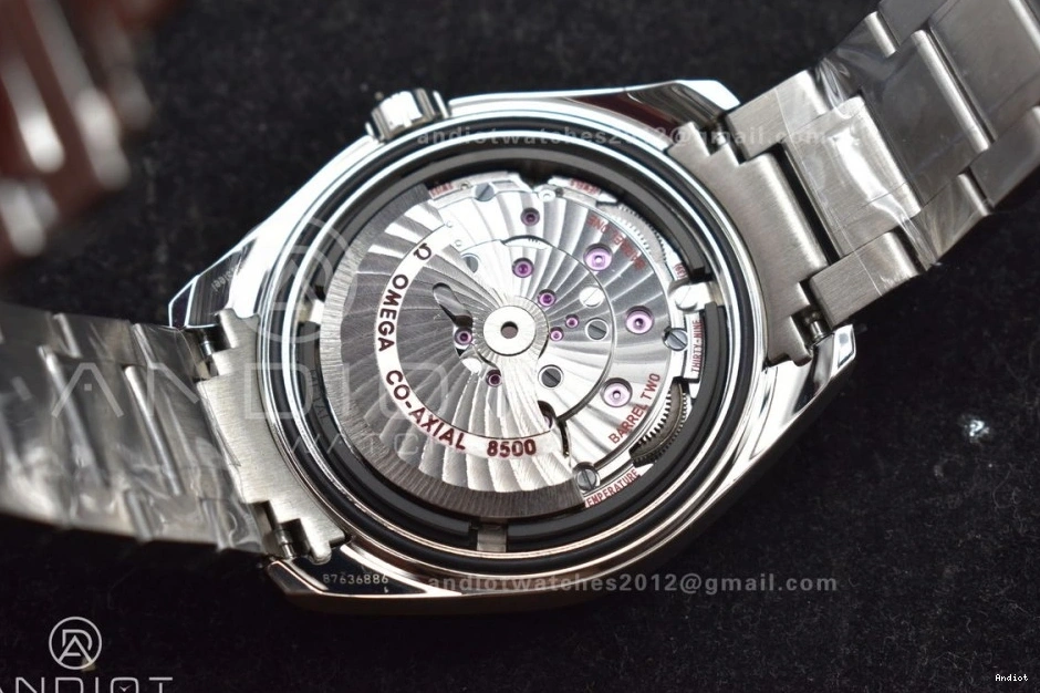 On Terra Best A8500 VSF Black Edition Vertical 1:1 SS Dial Bracelet SS Aqua 150M 1218